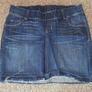Old navy denim maternity skirt