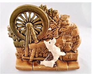 McCoy Spinning Wheel Plant Pot