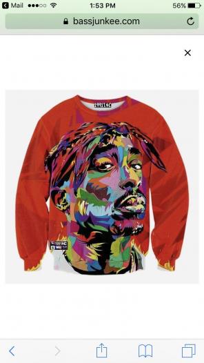 Tupac crewneck