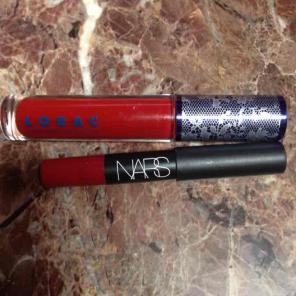 Lorac and Nars lippies