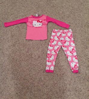 Toddler Girls Hello Kitty Pajamas