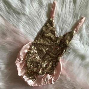 Sequin Baby Romper