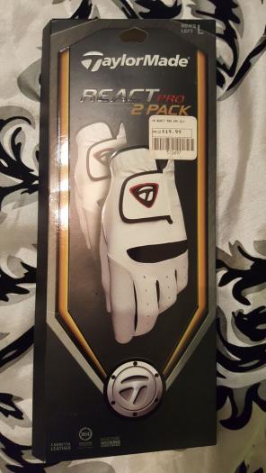 Taylormade Mens Left 2pack Golf Gloves