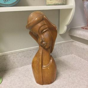 Vintage Wood Statue
