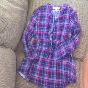 Oona & Maud Maternity Plaid Shirt