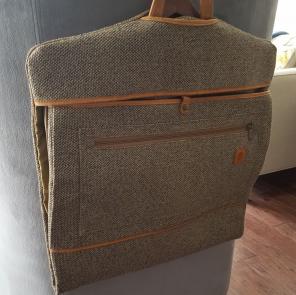 Vintage Hartmann Tweed Garment Bag