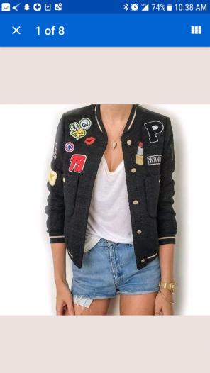 Zara bomber jacket xs