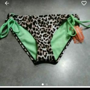 2 Leopard Print Swimsuit Bottoms NEW