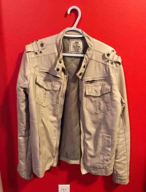 Tan CHOR Leather Jacket