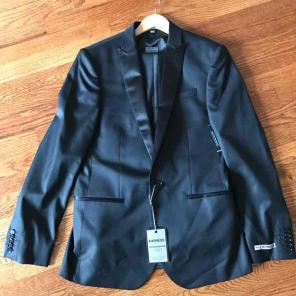 Express 1 button Tuxedo with Pants NWT