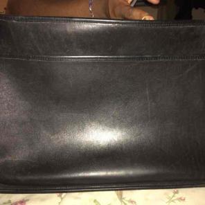 Authentic leather coach bag