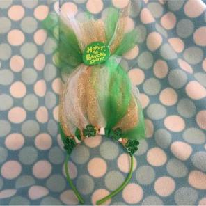 New hand made troll headband for st pats