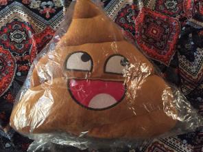 NWT Royal Touch 15" Emoji Poo Pillow