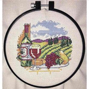 Winery and Vineyard Cross Stitch