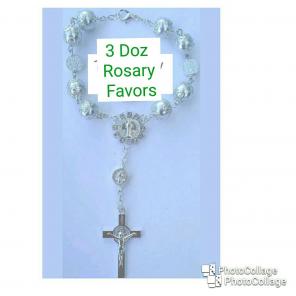 3 Doz. Rosary Bracelet Favors