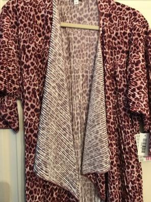 Lularoe M Pink Cheetah Shirley