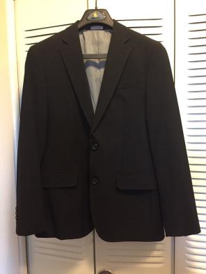 J. Ferrar Black Suit Set