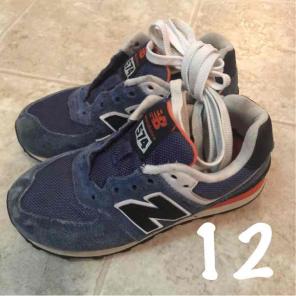 Toddler Boys Blue New Balance shoes 12