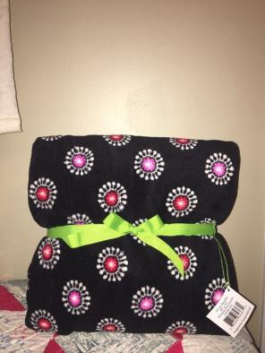 Vera Bradley Throw In Parisian Pom Poms