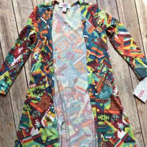 NWat LuLaRoe Sariah Cardigan size 6