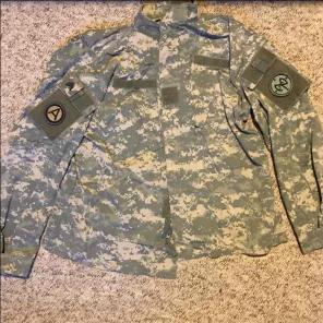 Army ACU Camo Coat