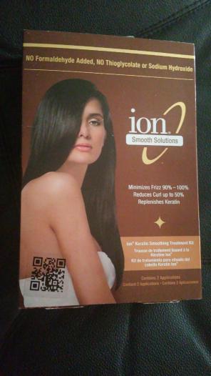 ION KERATIN Minimizes Frizz 90%-100%