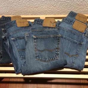 AE men's slim straight jeans