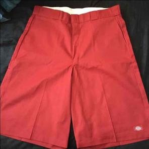 Red dickies shorts