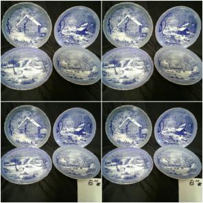 Collection plate set of 4