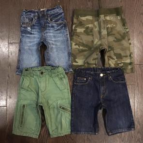 4y Boys 4pc Bundle Short Denim Camo