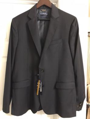 Men’s Mango Striped Navy Suit