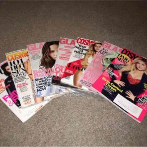 Cosmo, Glamour and 17 Magazines