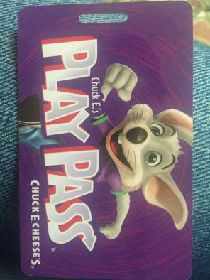Chuck E. Cheese Play Pass (48 Points)