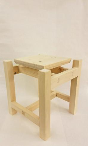 Handcrafted stool