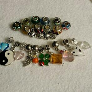 925 silver core /minnie/mickey charms