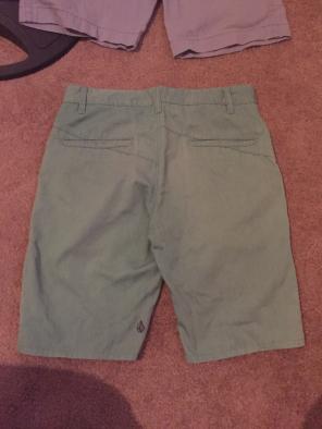 Green Volcom Shorts