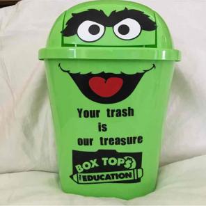 Oscar the Grouch box top collector