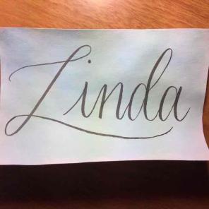 Custom Calligraphy Art for Jayla