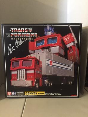 Signed Transformers Mp-04 Optimus Prime