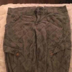 Rewind printed cargo pants