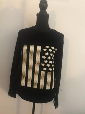 Coach Flag Intarsia Sweater
