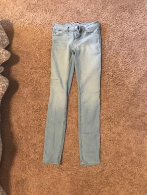 Hollister Super Skinny light blue jeans