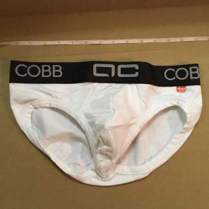 Alexander Cobb white briefs M Norway