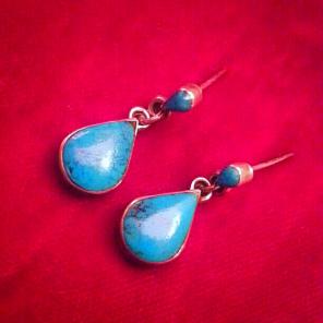 Sterling Turquoise Earrings :)