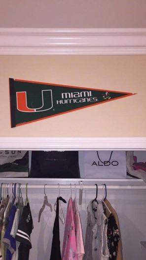 University of Miami pennant