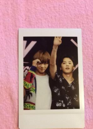 BTS KCON New York 2016 Instax Polaroid