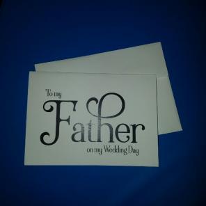 To My father
