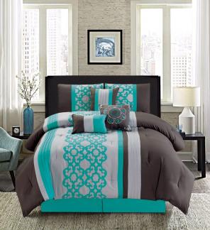 7PC Madelyn Embroidered Comforter Set