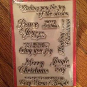 Hero Arts Christmas Holiday stamps