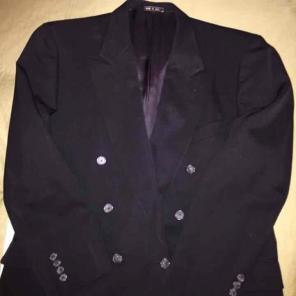 Men's 42Navy Blue Double Breasted Blazer